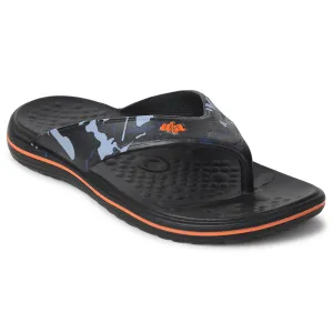 A-HA Black Casual Slipper For Mens BEACHTIM51 By Liberty