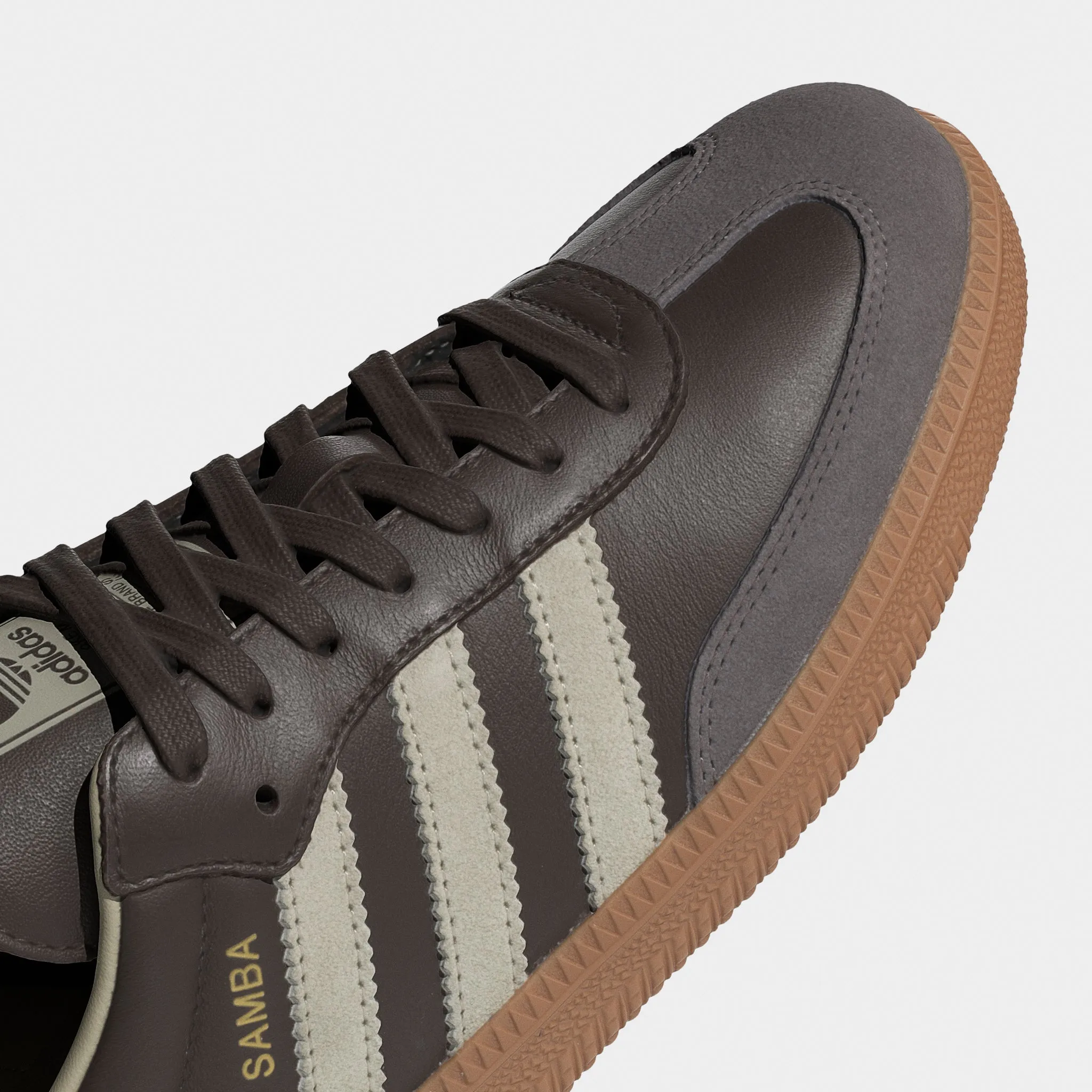 Adidas Originals Adidas Samba OG Brown / Putty Green - Gold