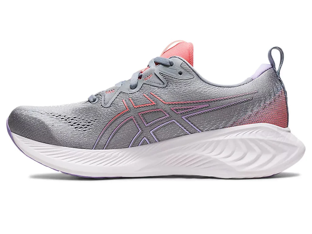 Asics Womens Gel Cumulus 25 Wide- Sheet Rock/Papya (1012B439-020) Asics	Running Shoes