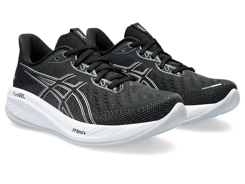 ASICS Womens Gel Cumulus 26 - Black/Concrete (1012B599-002) Asics	Running Shoes