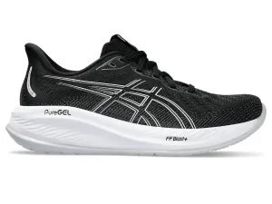 ASICS Womens Gel Cumulus 26 Wide- Black/Concrete (1012B600-002) Asics	Running Shoes