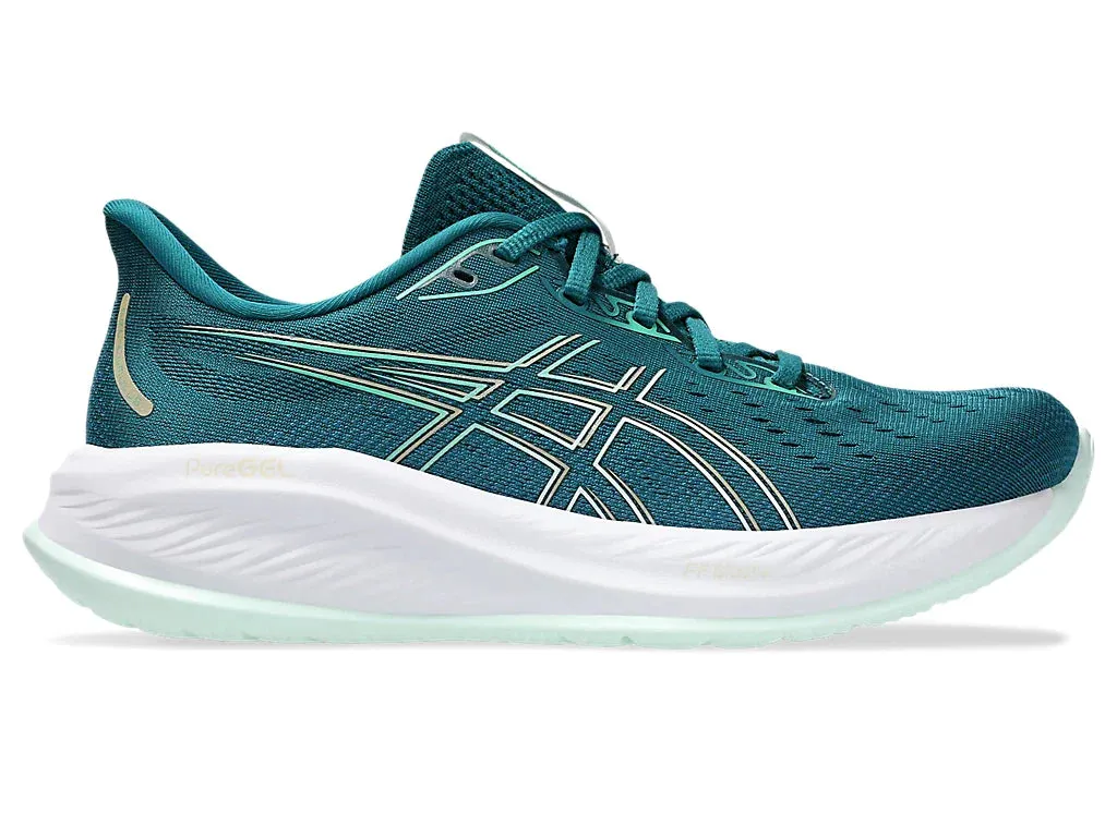 ASICS Womens Gel Cumulus 26 Wide - Rich Teal/Pale Mint (1012B600-300) Asics	Running Shoes