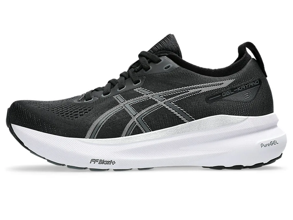 Asics Womens Gel Kayano 31- Black/Pure Silver (1012B670-002) Asics	Running Shoes