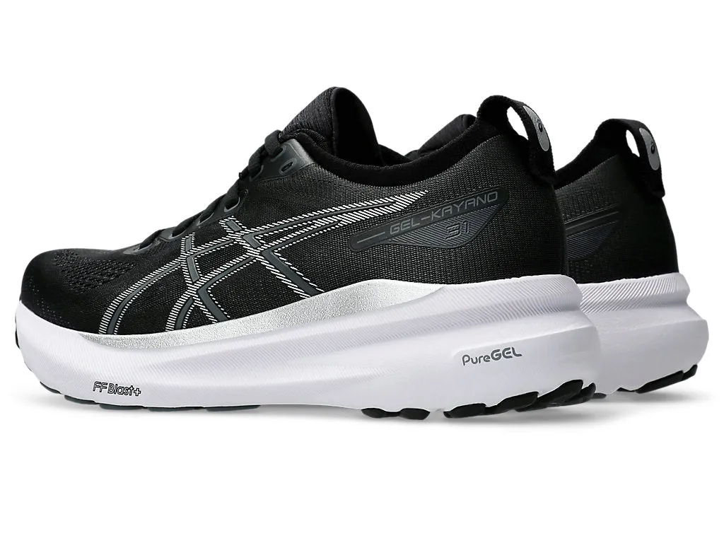 Asics Womens Gel Kayano 31- Black/Pure Silver (1012B670-002) Asics	Running Shoes