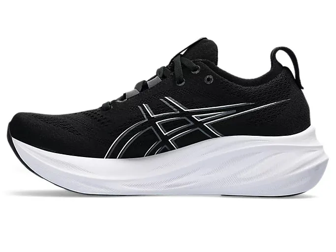 Asics Womens Gel Nimbus 26- Black/Graphite Grey (1012B601-001) Asics	Running Shoes