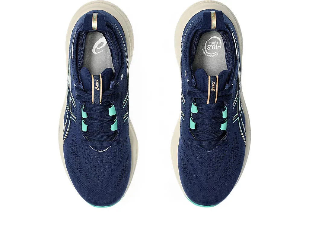 Asics Womens Gel Nimbus 26 Wide - Blue Expanse/Aurora Blue (1012B602-400) Asics	Running Shoes