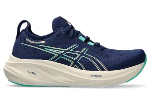 Asics Womens Gel Nimbus 26 Wide - Blue Expanse/Aurora Blue (1012B602-400) Asics	Running Shoes