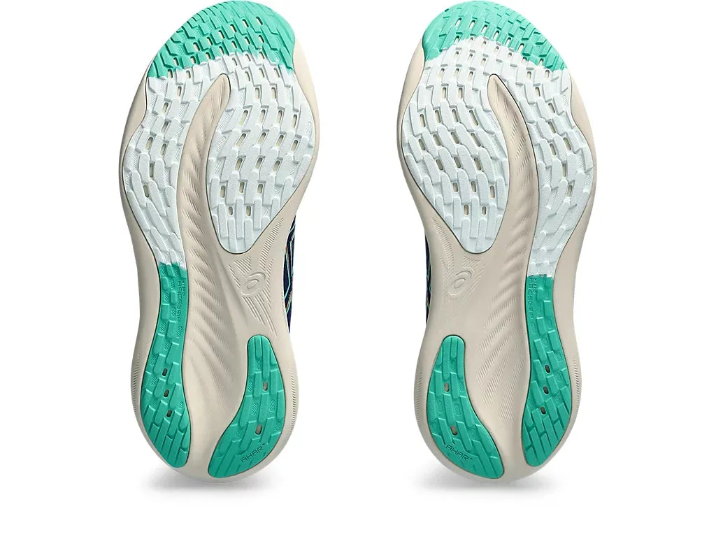 Asics Womens Gel Nimbus 26 Wide - Blue Expanse/Aurora Blue (1012B602-400) Asics	Running Shoes
