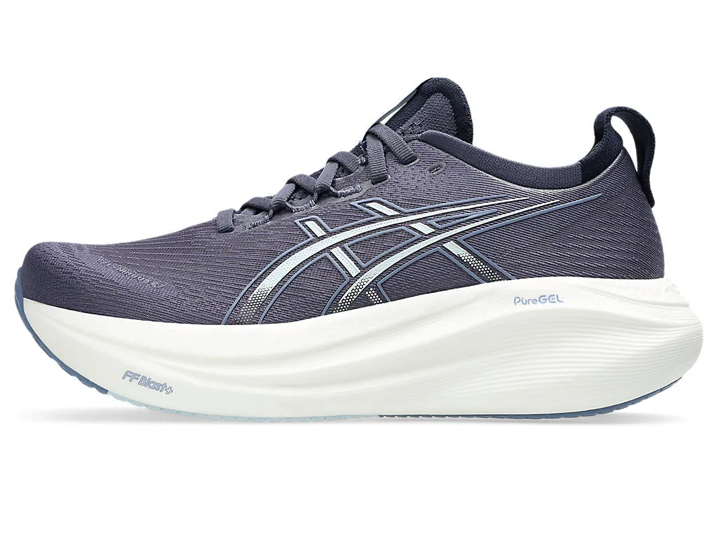Asics Womens Gel Nimbus 27- Indigo Fog/Cool Grey (1012B753-500) Asics	Running Shoes