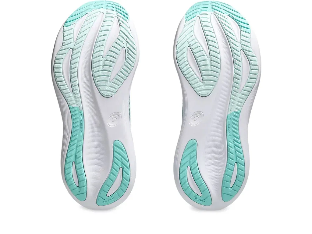 Asics Womens Gel Nimbus 27- Piedmont Grey/Illuminate Mint (1012B753-020) Asics	Running Shoes