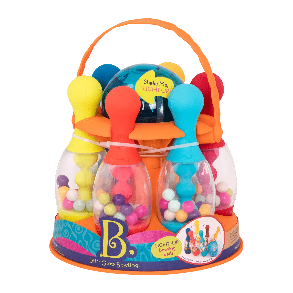 B. toys – Let's Glow Bowling! - Orange