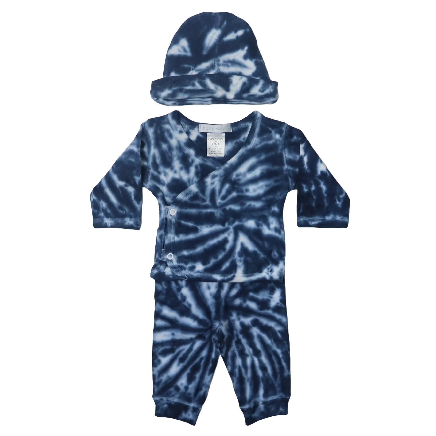Baby Tie Dye 3 Piece Set - Liam Babykids_Baby-Steps-And-Mish-Kids