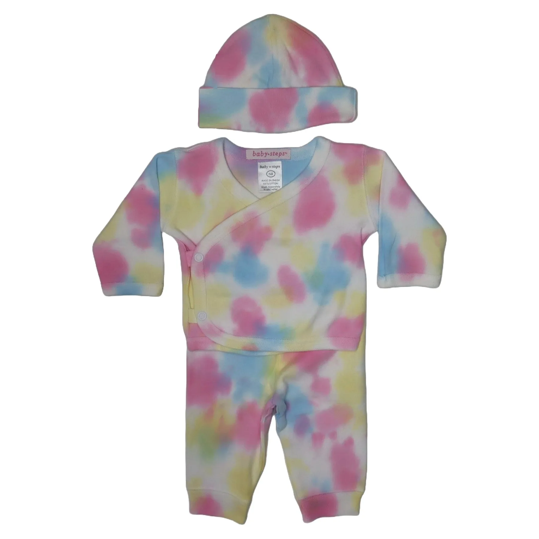 Baby Tie Dye 3 Piece Set - Mackenzie Babykids_Baby-Steps-And-Mish-Kids