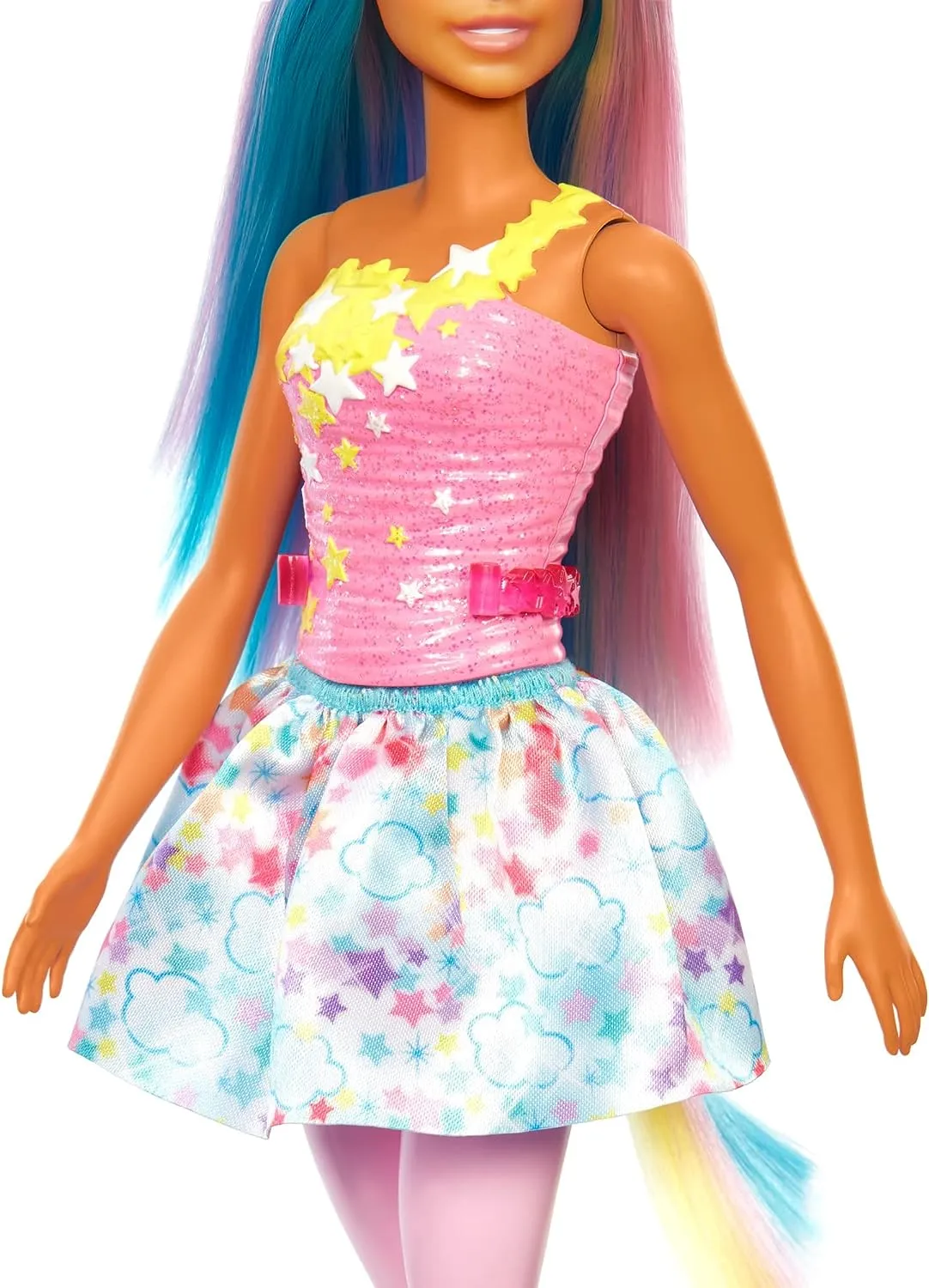 Barbie Toys Barbie Dreamtopia Unicorn Doll (Blue & Pink Hair), With Skirt, Removable Unicorn Tail & Headband