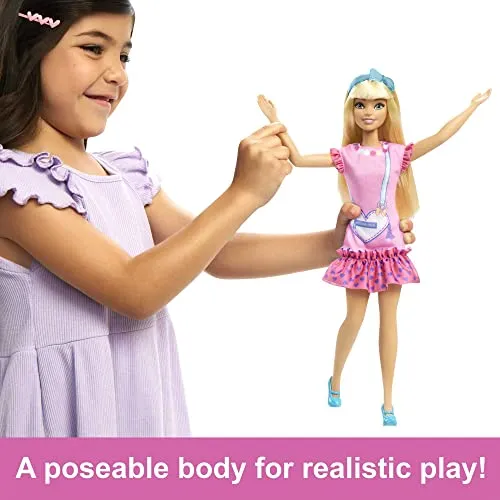 Barbie Toys Barbie My First Barbie Malibu Blonde Hair Fashion Doll (HLL19)