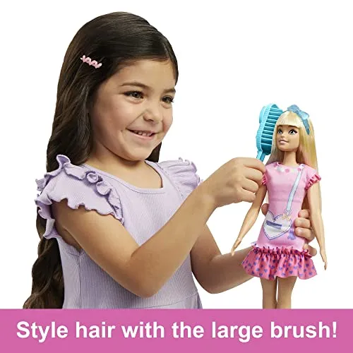 Barbie Toys Barbie My First Barbie Malibu Blonde Hair Fashion Doll (HLL19)