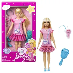 Barbie Toys Barbie My First Barbie Malibu Blonde Hair Fashion Doll (HLL19)
