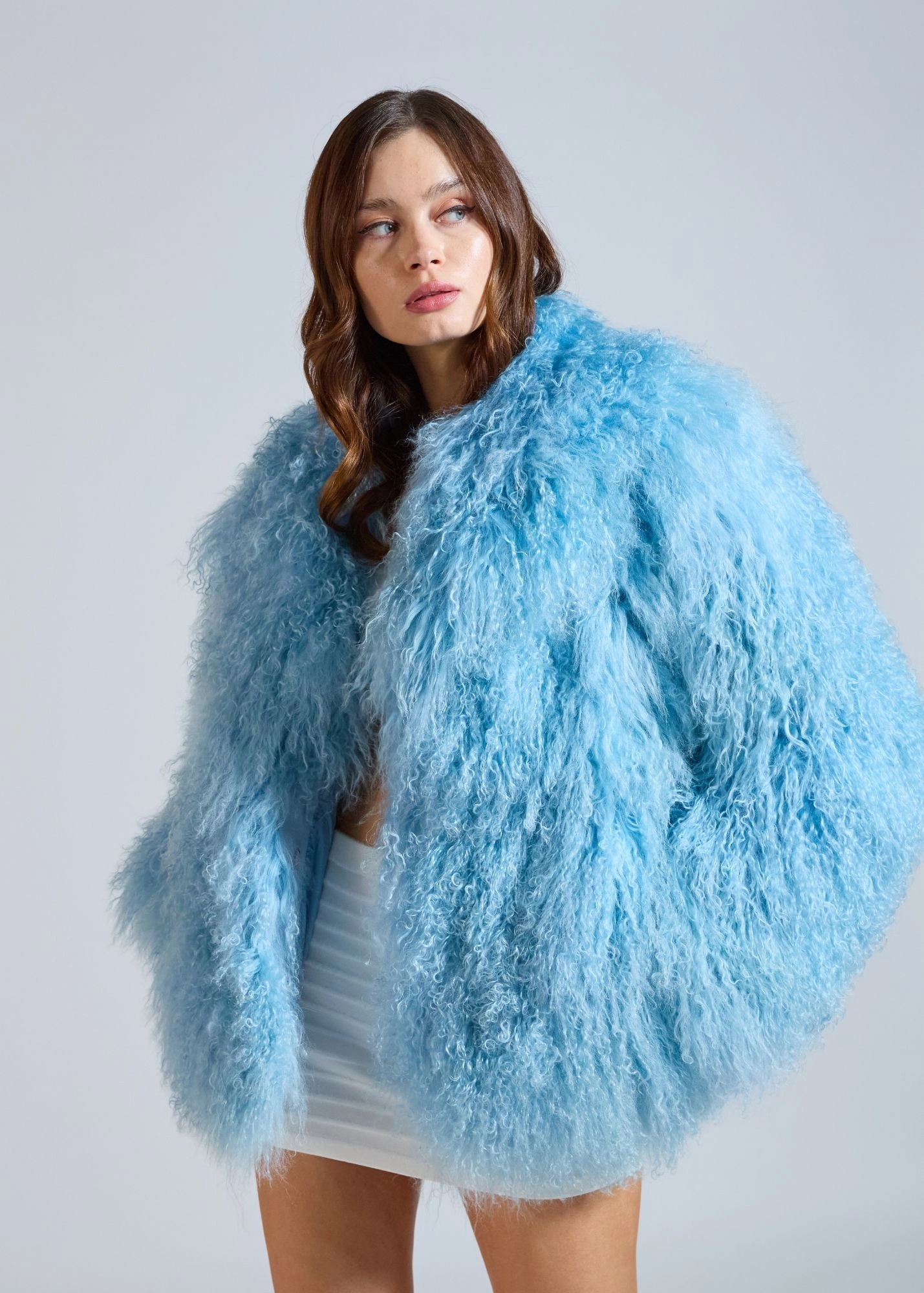 Bleu Fur Coat