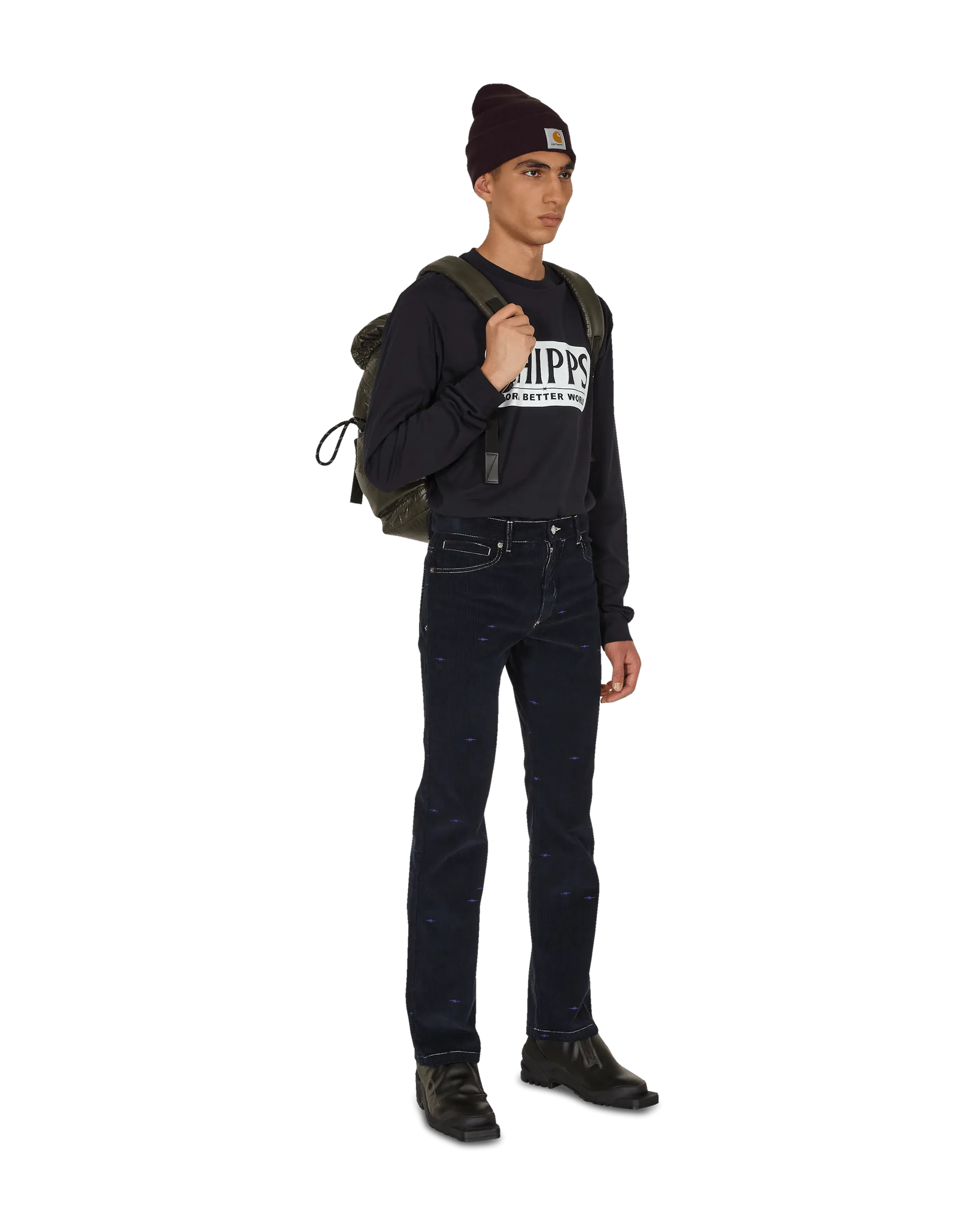 Boot Cut Pants Blue