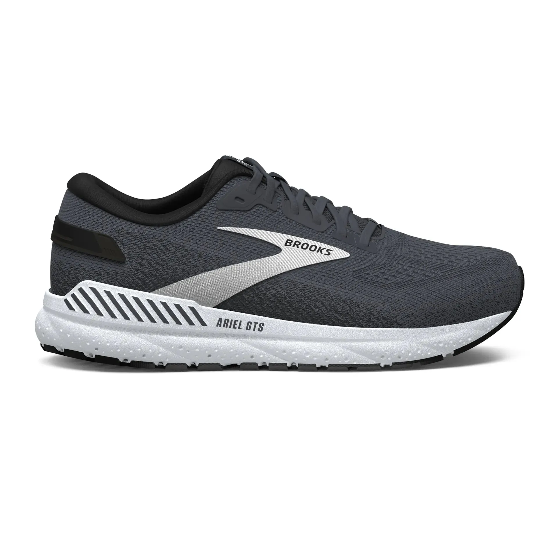 Brooks Womens Ariel GTS 24- Ebony/Black/White (1204141B016) Brooks