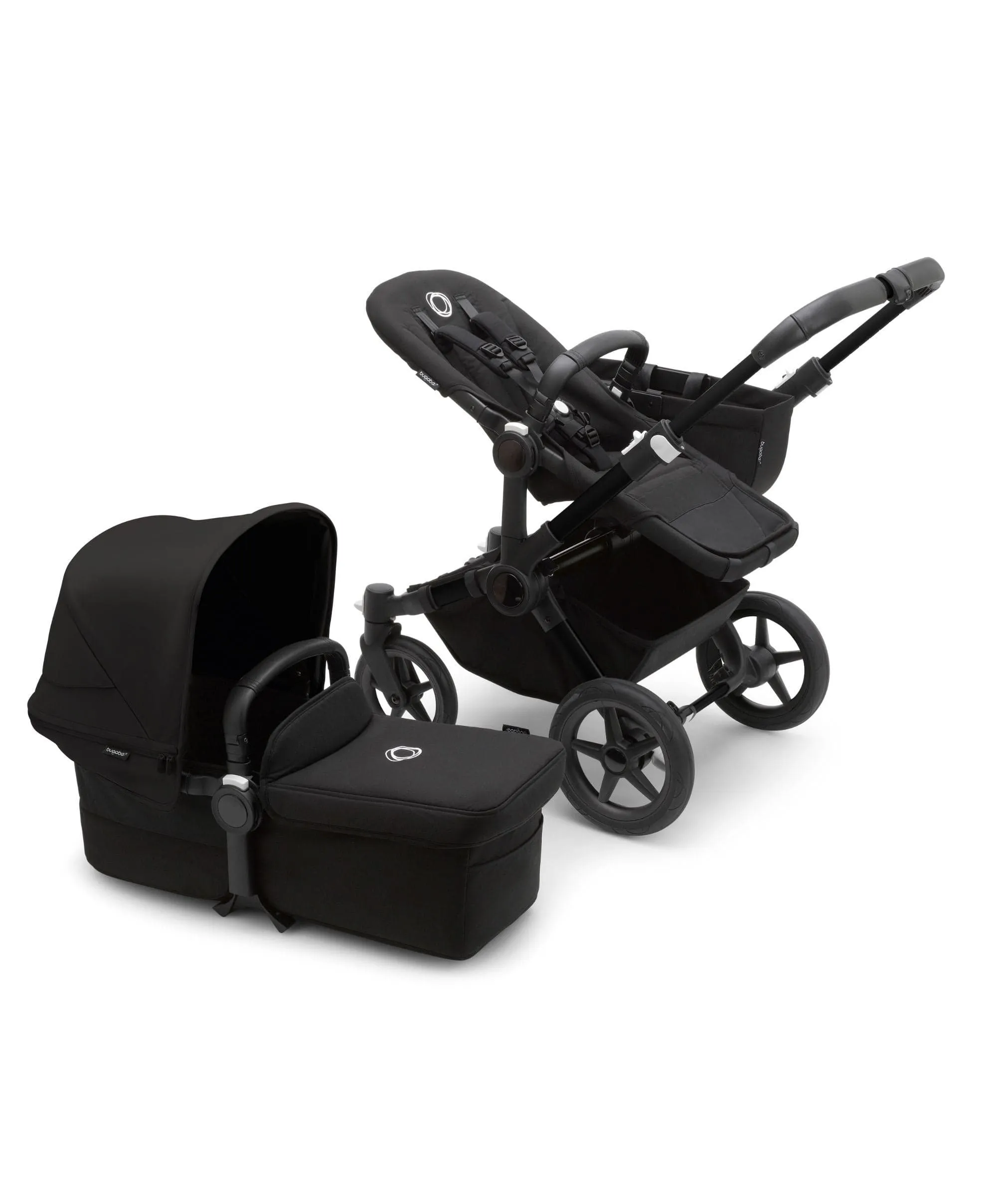 Bugaboo Donkey 5 Duo Pushchair Bundle with Maxi-Cosi Pebble 360 Pro² Car Seat & Base - Black