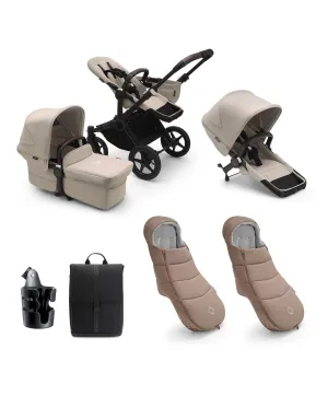 Bugaboo Donkey 5 Duo Pushchair Essential Bundle - Taupe