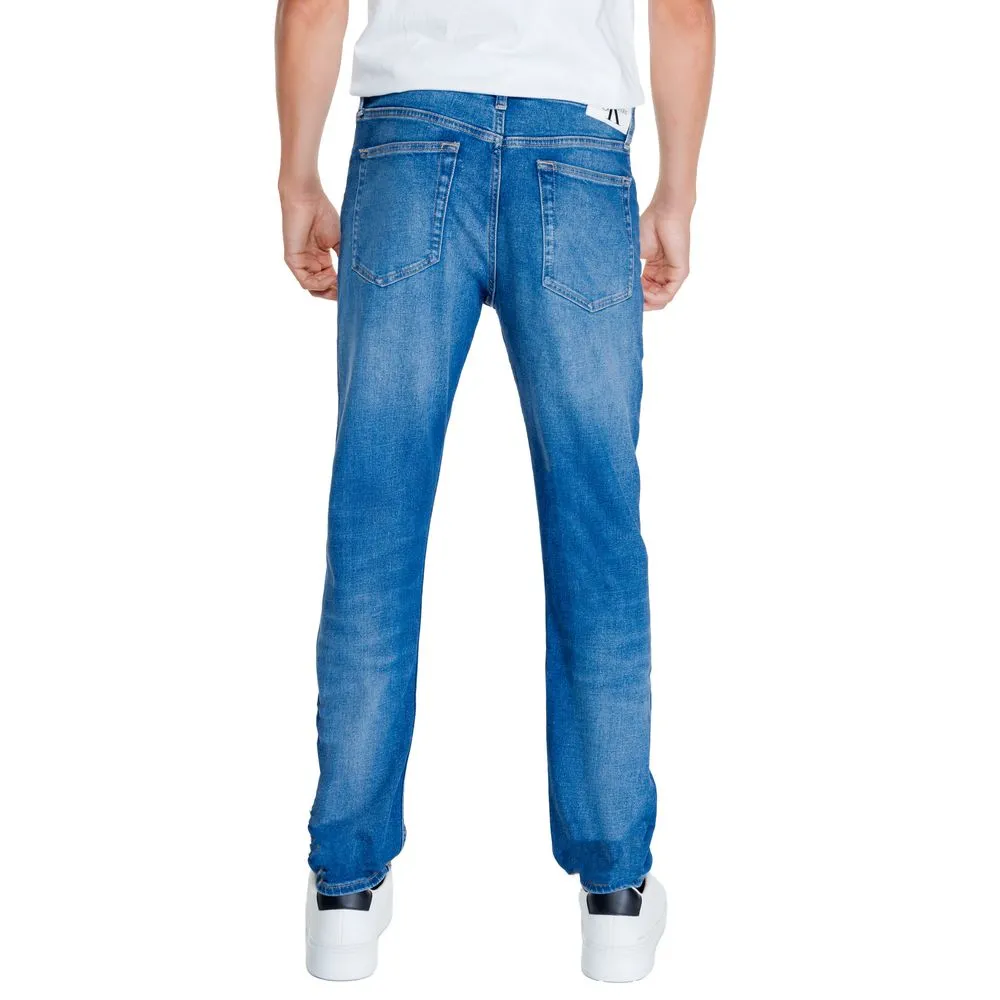 Calvin Klein Jeans Blue Cotton Cotton Jeans & Pant