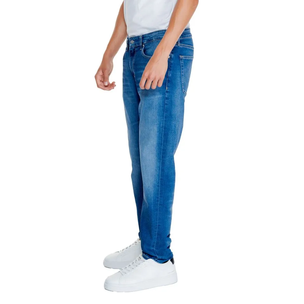 Calvin Klein Jeans Blue Cotton Cotton Jeans & Pant