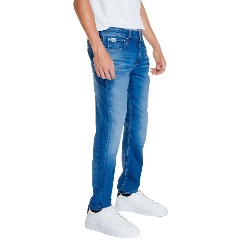 Calvin Klein Jeans Blue Cotton Cotton Jeans & Pant