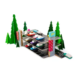 Candylab candycar magnetic parking garage