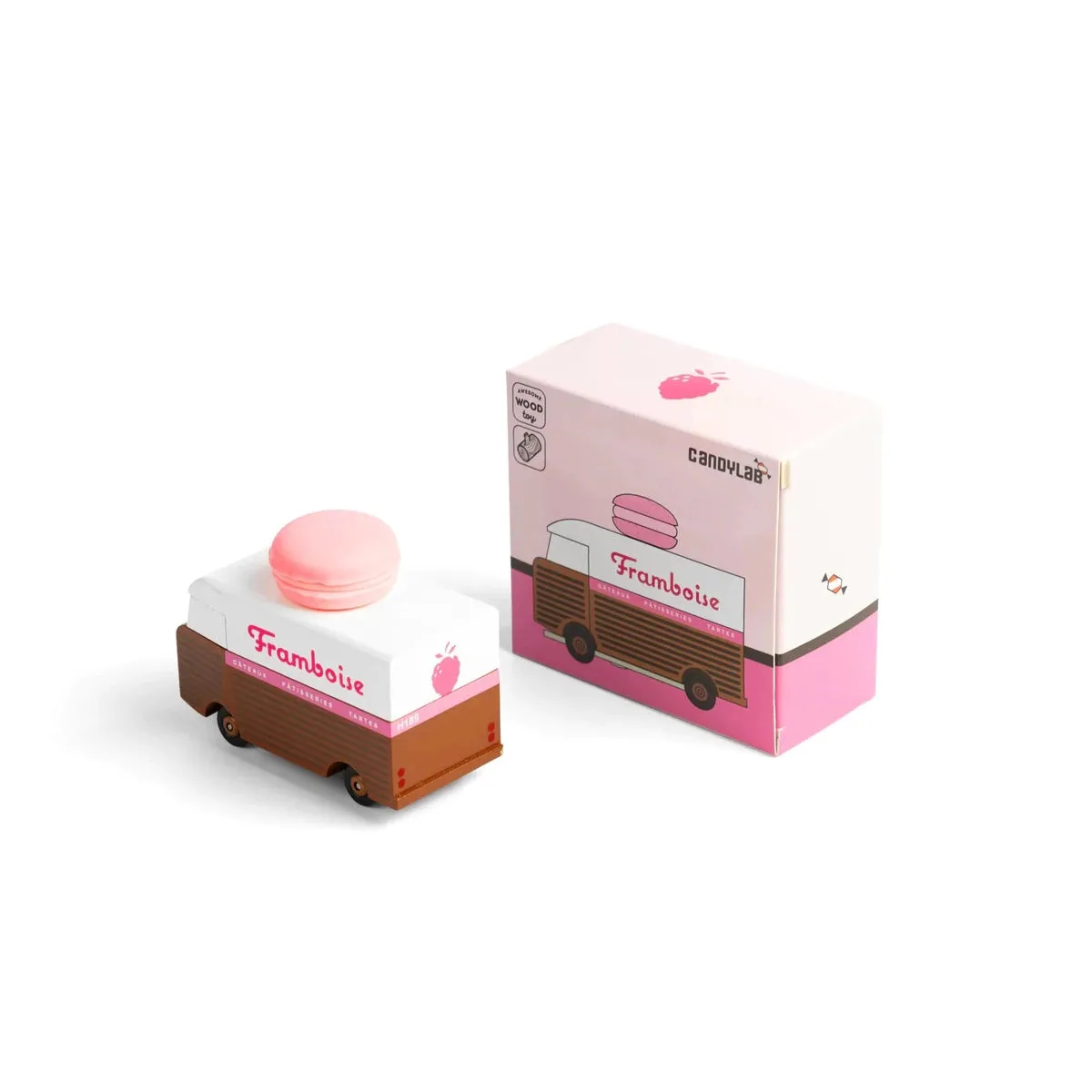 Candylab Candyvan pink macaron van
