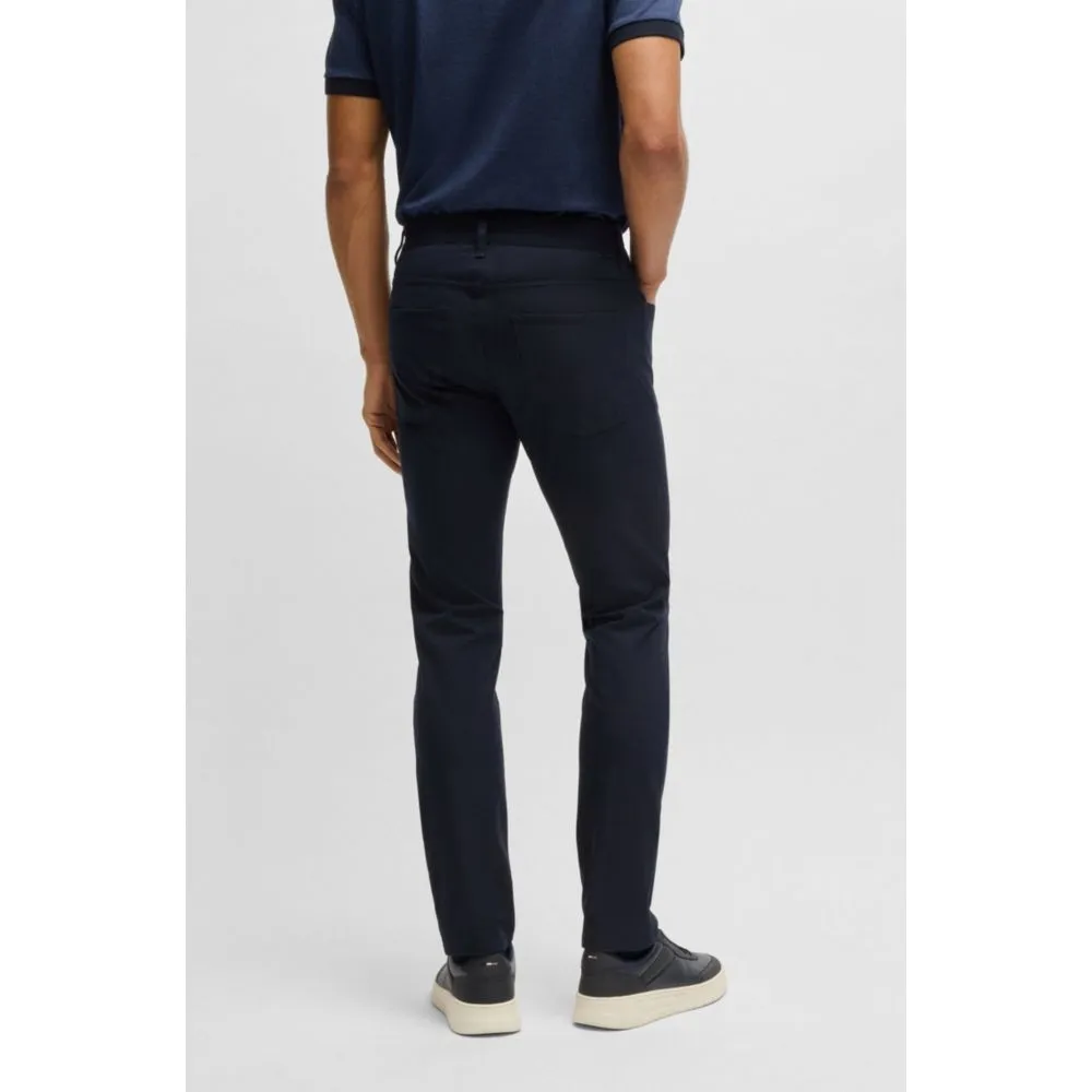 Delaware slim-fit trousers in performance-stretch fabric