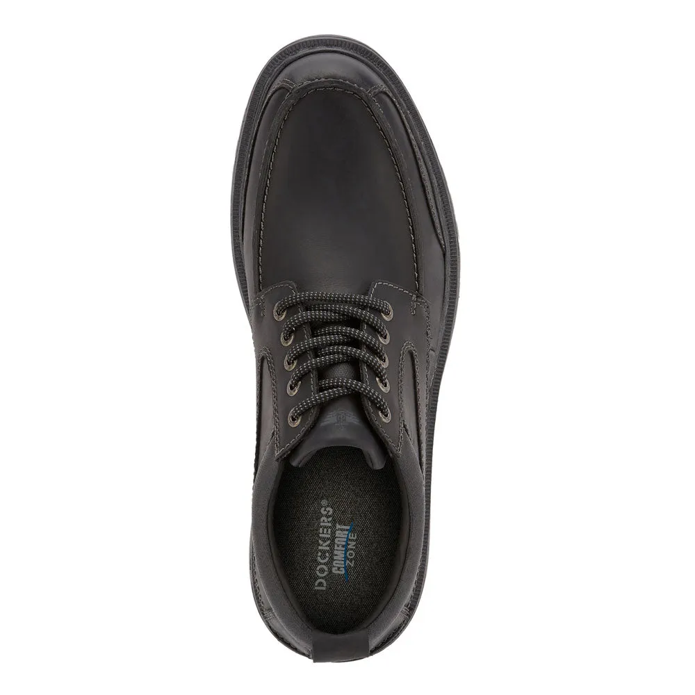 Dockers Mens Overton Leather Rugged Casual Oxford Shoe with Stain Defender - Wide Widths Available