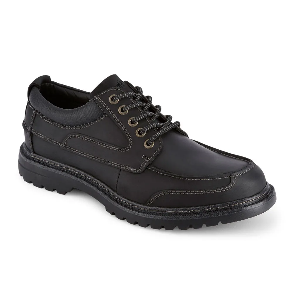 Dockers Mens Overton Leather Rugged Casual Oxford Shoe with Stain Defender - Wide Widths Available