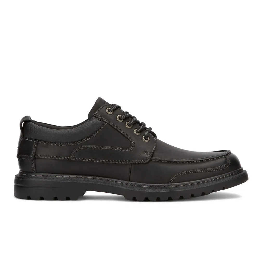 Dockers Mens Overton Leather Rugged Casual Oxford Shoe with Stain Defender - Wide Widths Available