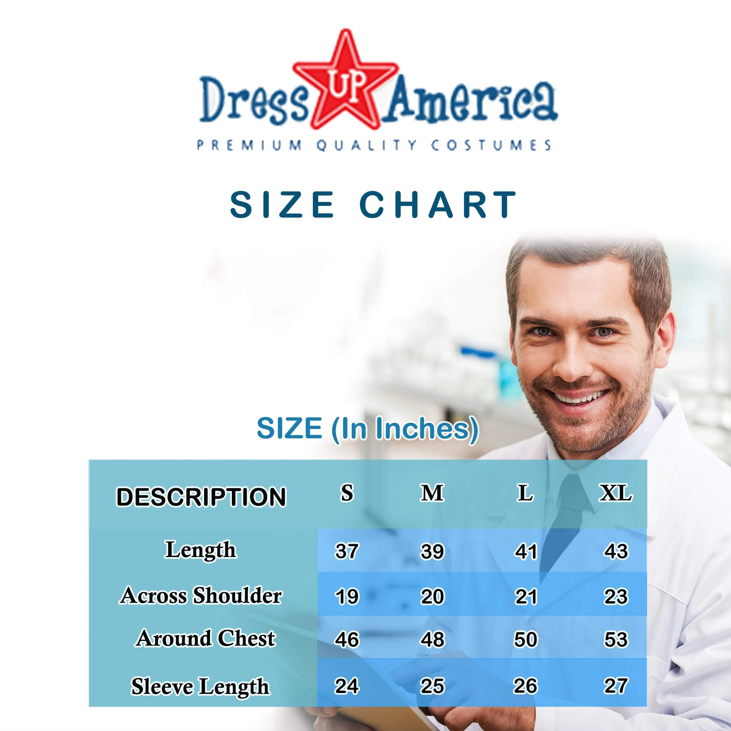 Doctor Lab Coat - Adults Babykids_Dress-Up-America