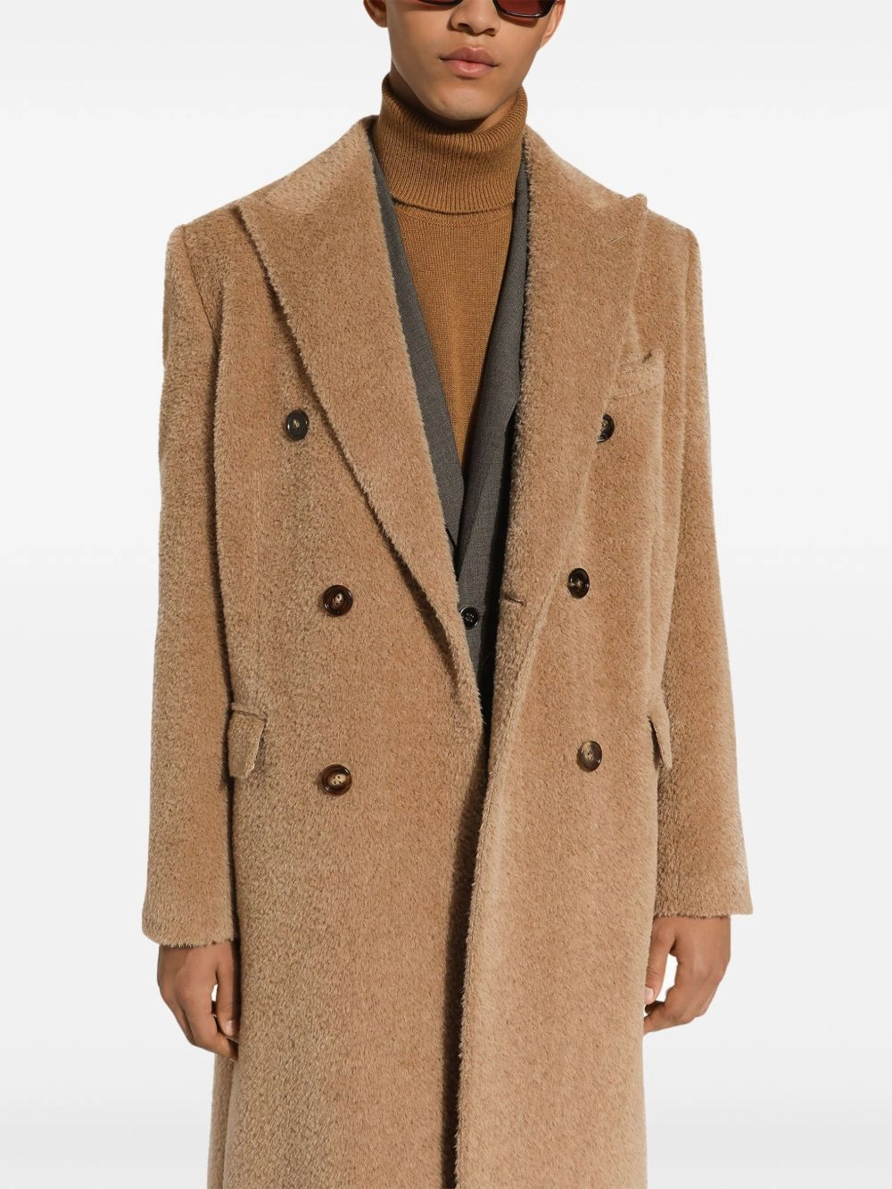 Double-Breasted Wool Coat