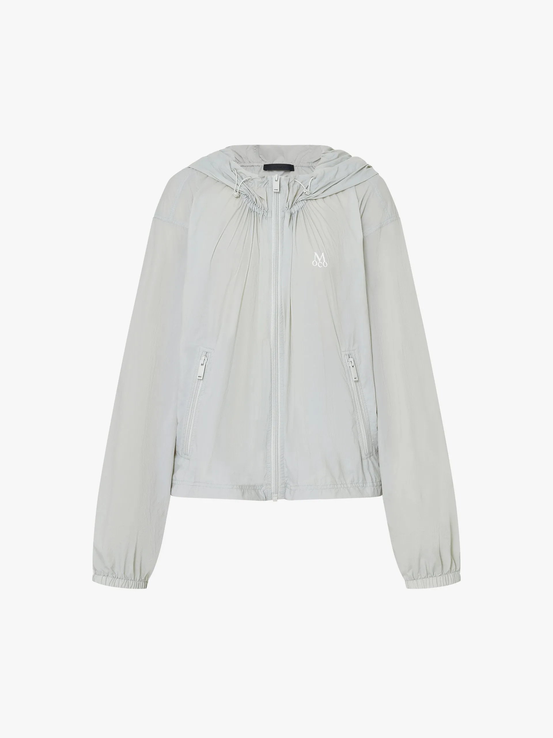 Drawstring Hooded Coat
