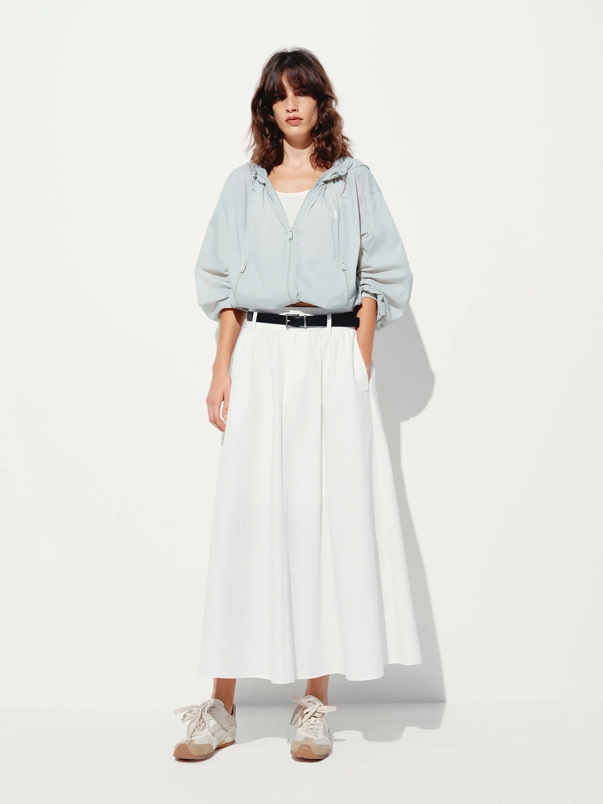 Drawstring Hooded Coat