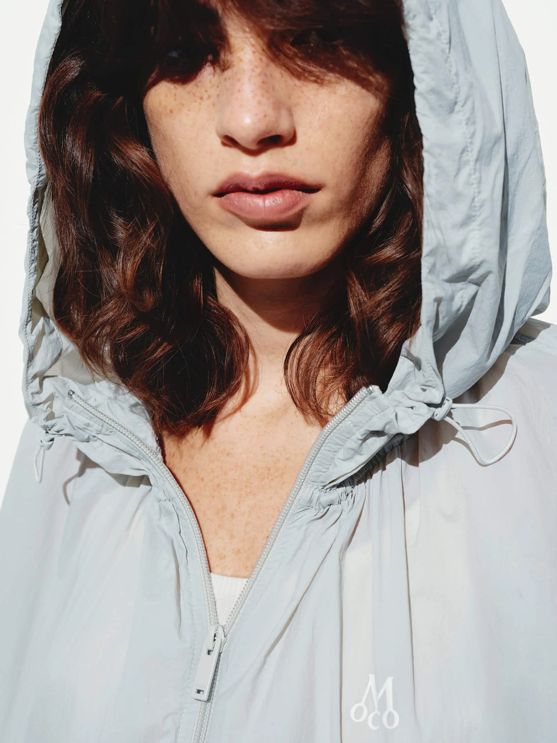 Drawstring Hooded Coat