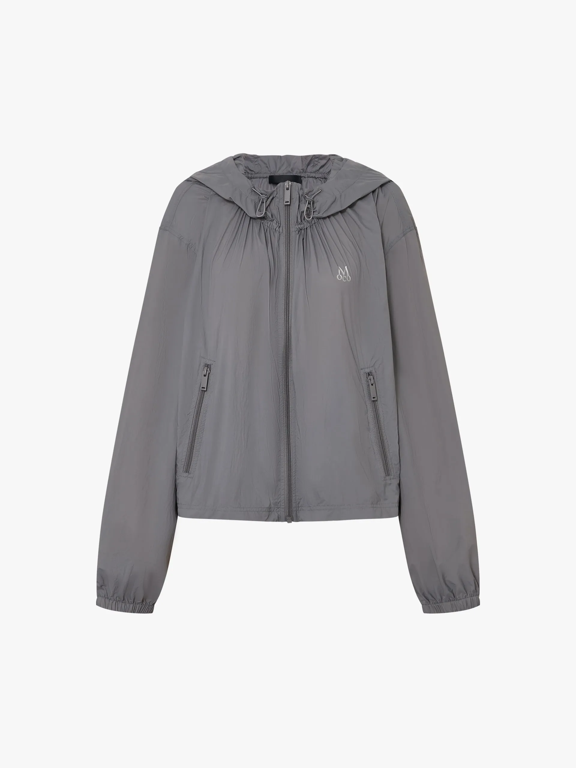 Drawstring Hooded Coat