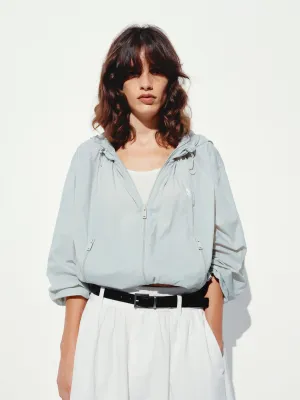 Drawstring Hooded Coat