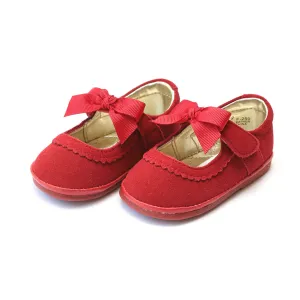 Elsa Leather Grosgrain Bow Strap Mary Jane - Babies & Toddlers Babykids_Angel