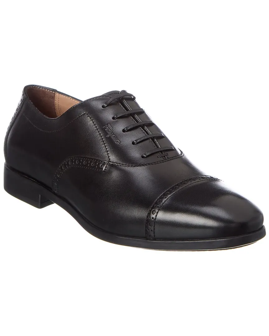 Ferragamo Riley Leather Oxford