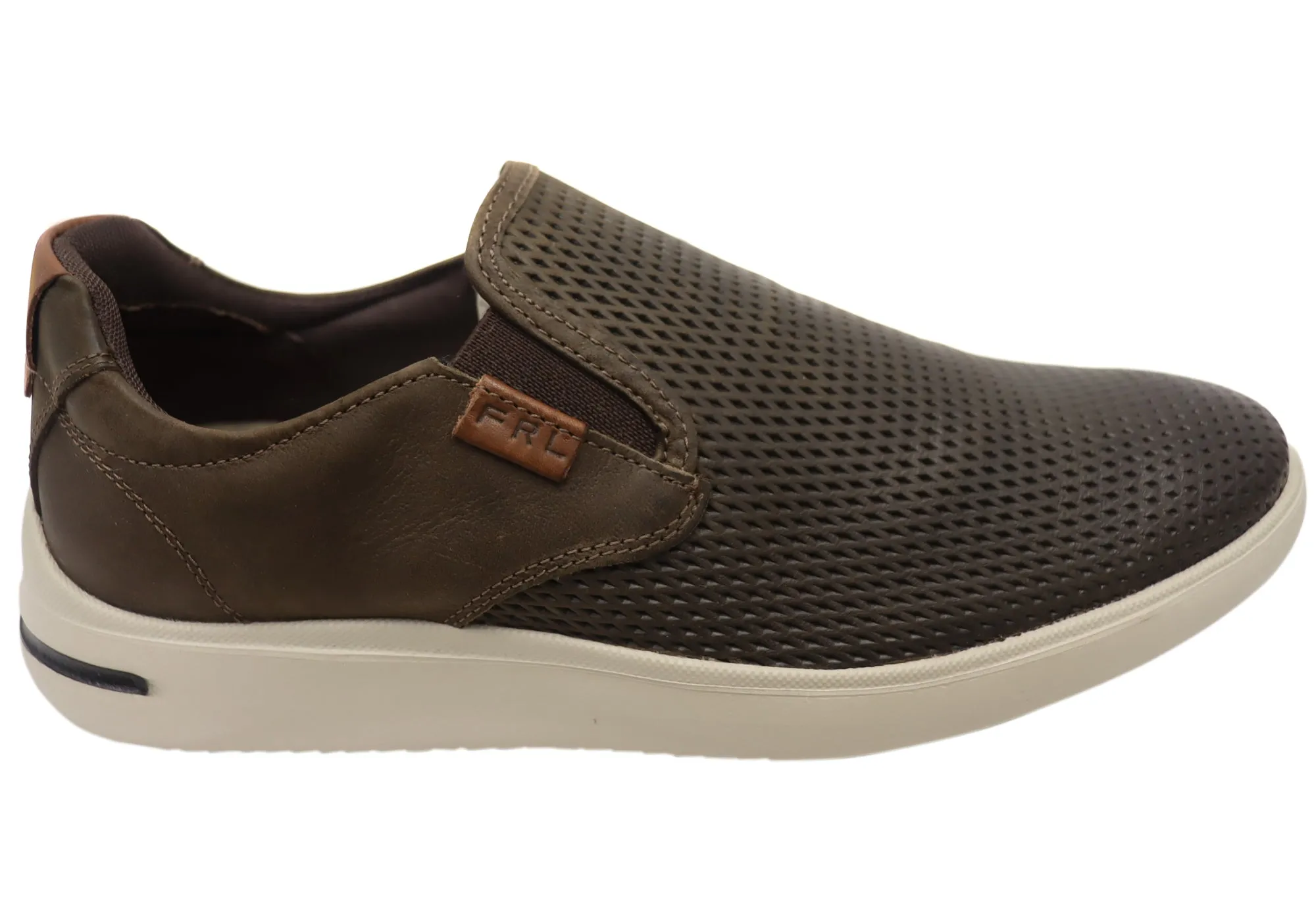 Ferricelli Perry Mens Brazilian Comfort Leather Slip On Casual Shoes Ferricelli Shoes