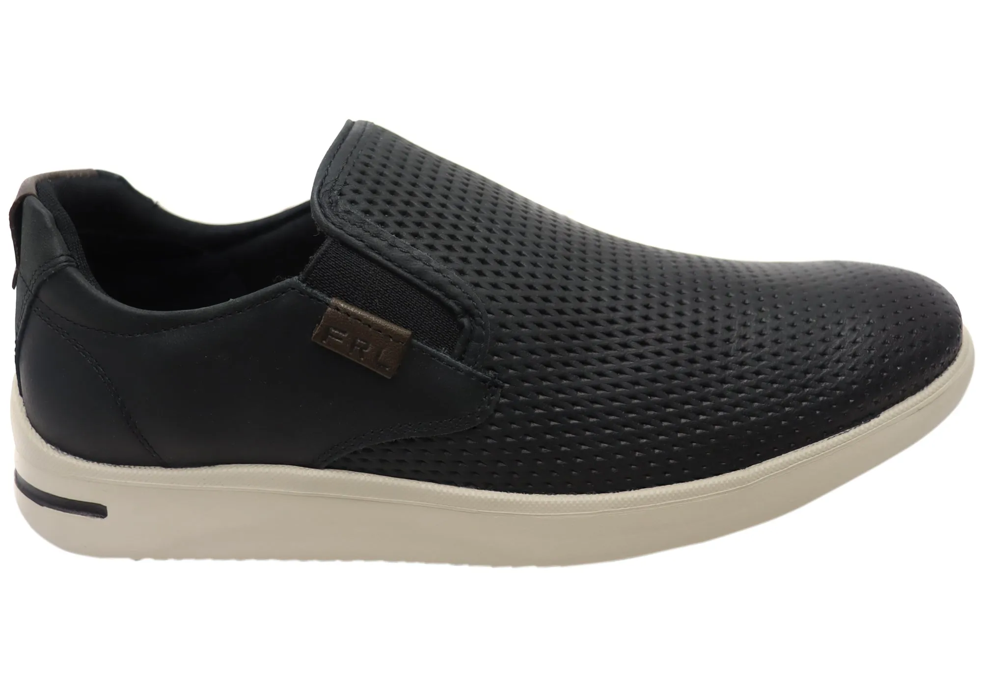 Ferricelli Perry Mens Brazilian Comfort Leather Slip On Casual Shoes Ferricelli Shoes