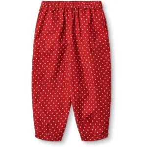 Fliink Pompeian Red Dolly Dot Pants Babykids_Fliink