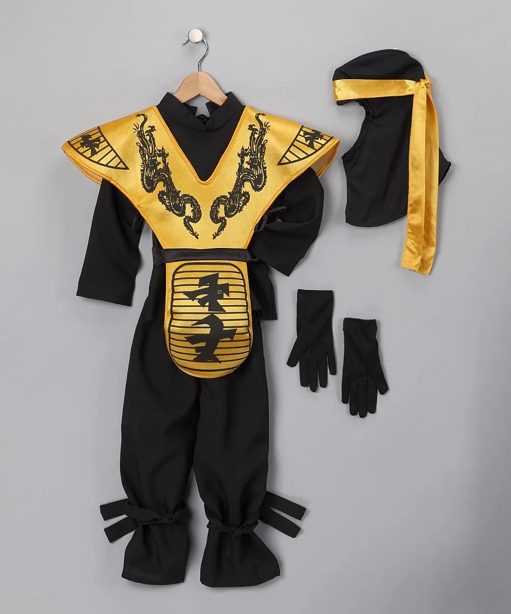 Gold Ninja Costume - Kids Babykids_Dress-Up-America