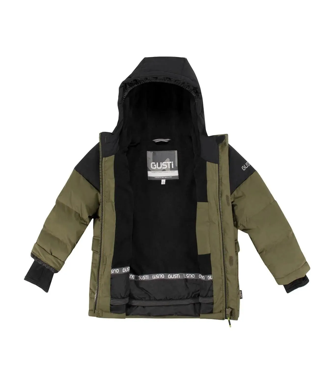 Gusti Glen Snow Suit - Olive Babykids Gusti