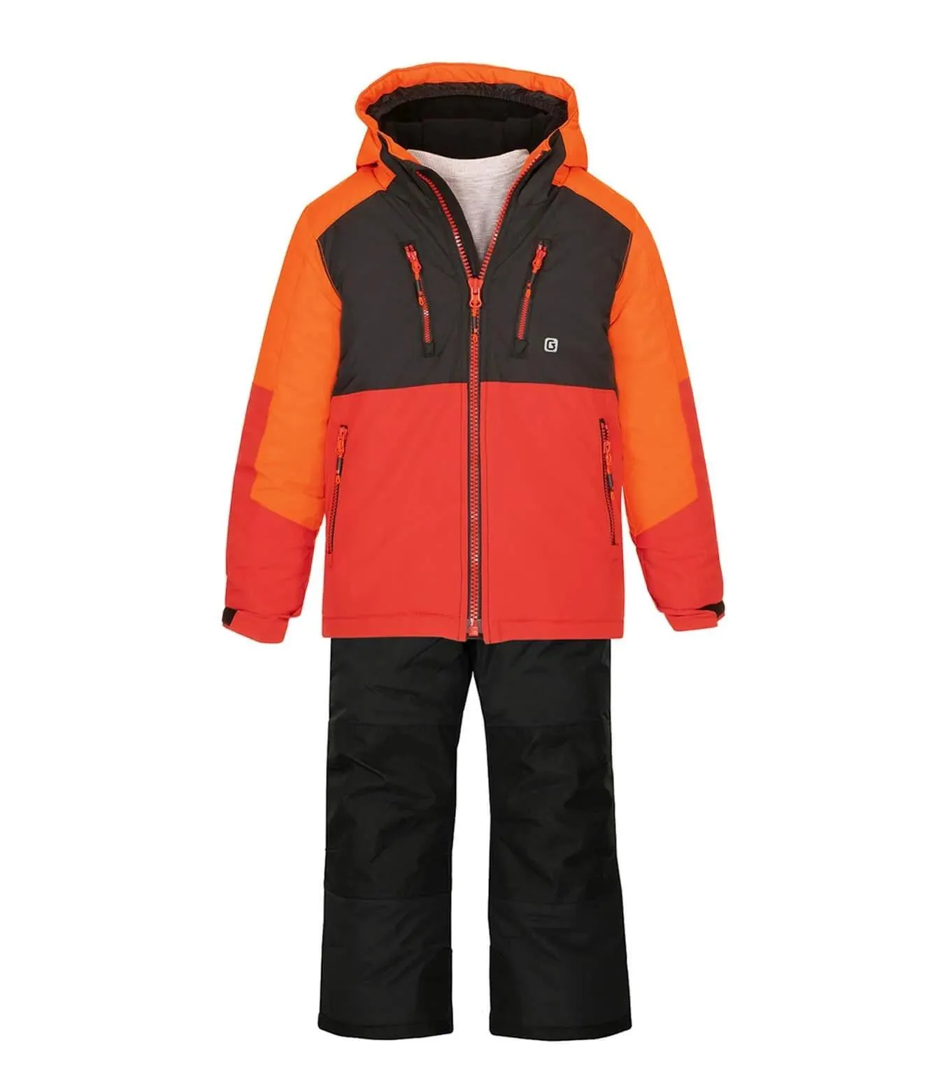 Gusti Isaac Snow Suit - Orange Babykids Gusti